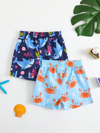 Set Celana Renang Motif Kepiting Bayi Laki-Laki