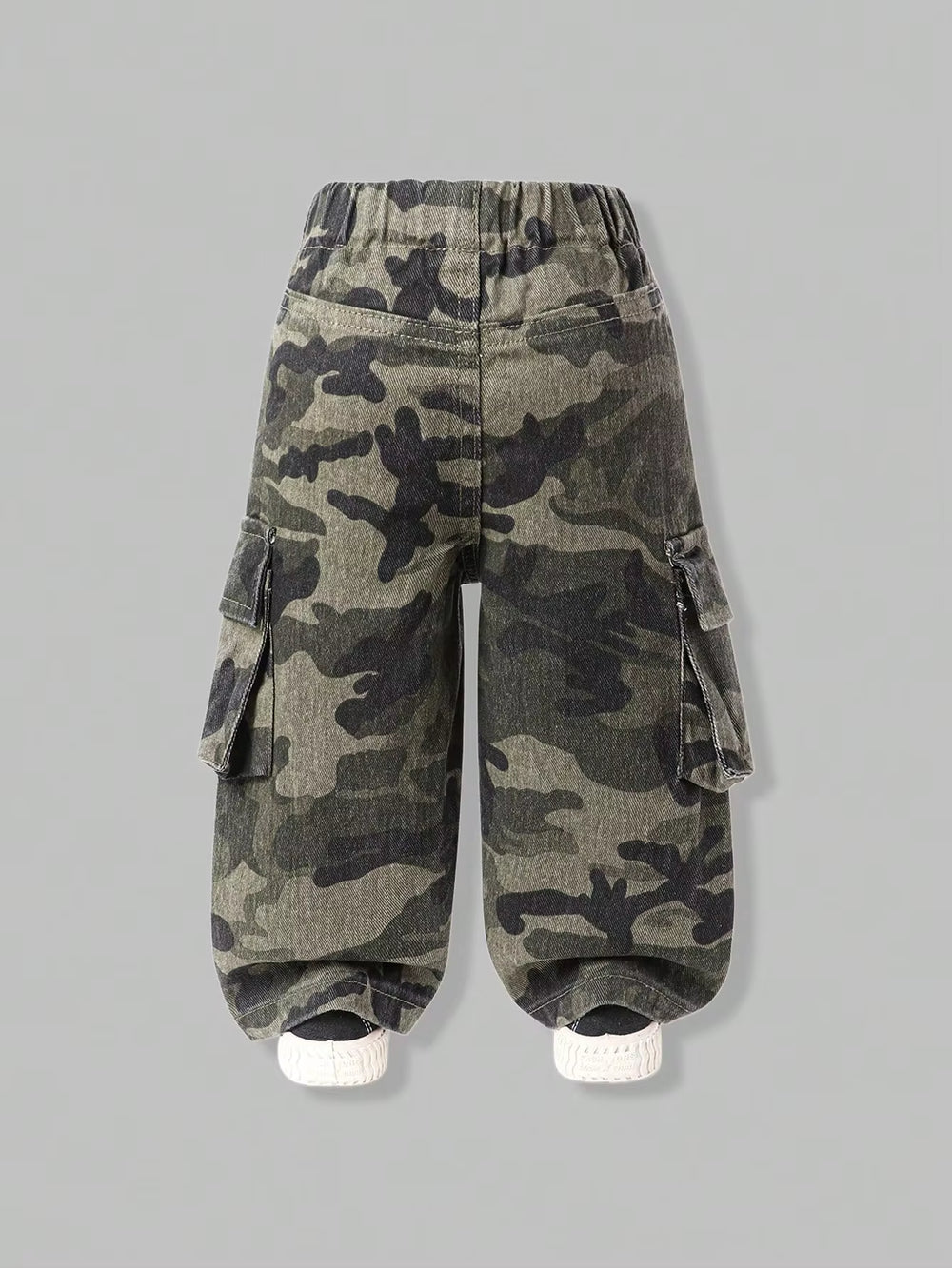 Celana Kargo Motif Camouflage Full Elastic Waist Bayi Perempuan 1 Pcs
