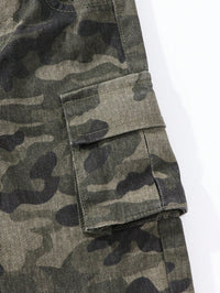Baby Girls' Full Elastic Waist Y2K Street Cool Baby Girl Pink Camouflage Cargo Jeans Camo Cargo Pants Toddler Cargo Pants Toddler Camo Pants Baby Camo