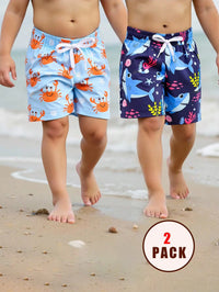 Set Celana Renang Motif Kepiting Bayi Laki-Laki