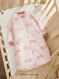 Kantong Tidur Tebal Motif Pita Bayi Perempuan 0-3 Tahun