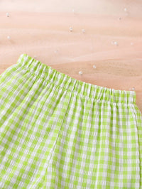 Set Tank Top Tali Celana Pendek Bayi Perempuan 4 Pcs