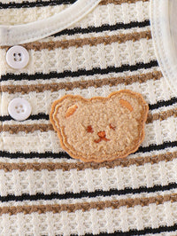 Set Rompi Celana Tutup Kaki dan Topi Bayi Baru Lahir 3 Pcs