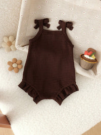 Bodysuit Tali Bayi Perempuan Rajut Jacquard 1 Pc