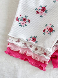 Set Atasan Celana Pendek Bayi Perempuan 8 Pcs