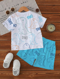 Set Kaos Lengan Pendek Celana Pendek Bayi Laki-Laki 2 Pcs