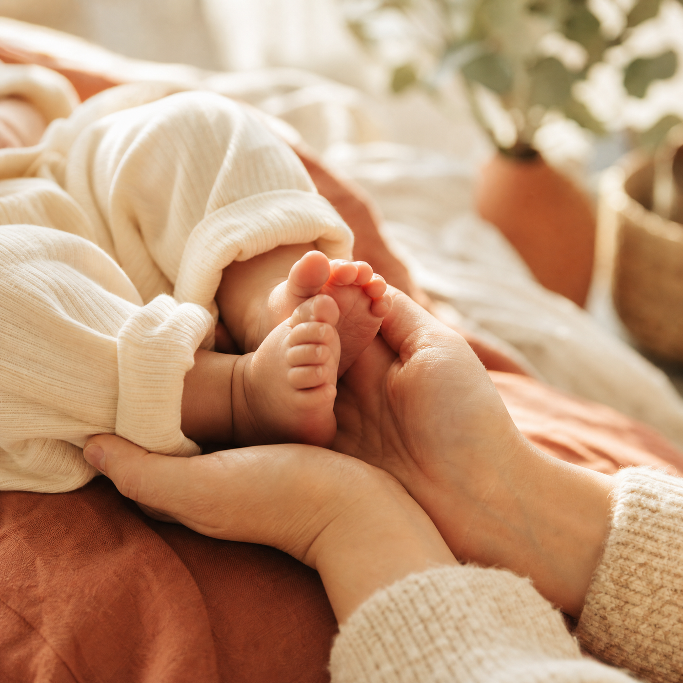 Momen hangat bersama si kecil