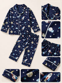 Bobby 🐻 Rocket Print Pajama Set