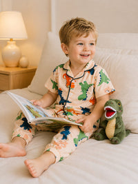 Hugo 🦖 Dino Print Pajama Set