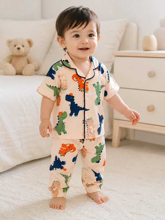 Hugo 🦖 Dino Print Pajama Set