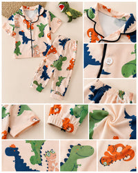 Hugo 🦖 Dino Print Pajama Set