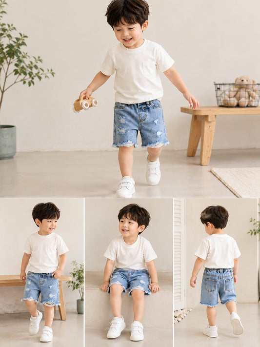 Teddy 🧸 Casual Denim Shorts