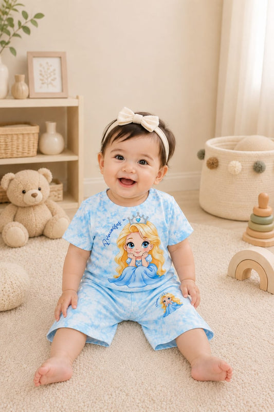 Rosie 🌹 Cartoon Print Tee & Shorts Set