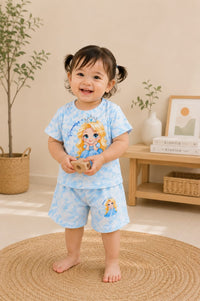 Rosie 🌹 Cartoon Print Tee & Shorts Set
